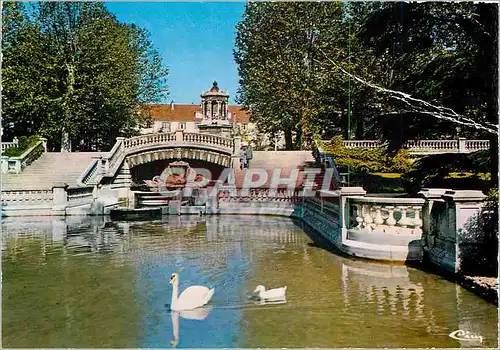 Moderne Karte Dijon Cote d'Or Square de la Place Darcy