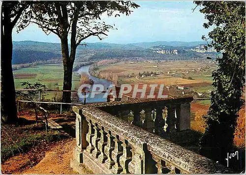 Cartes postales moderne En Perigord Pays des Truffes et des Chateaux Domme Dordogne La Vallee de la Dordogne