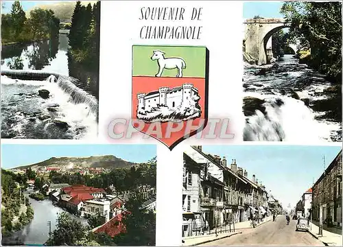Cartes postales moderne Champagnole Barrage sur l'Ain Les Bords de l'Ain Vue generale