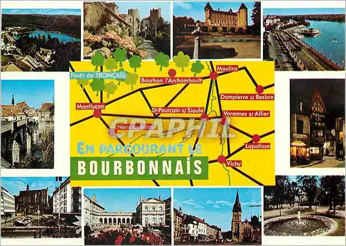 Cartes postales moderne En parcourant le Bourbonnais Saint Bonnet Troncais