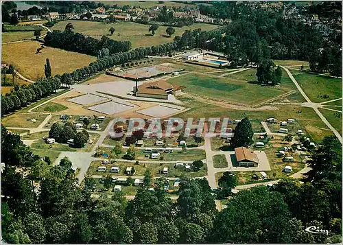 Cartes postales moderne Bourbon l'Archambault Allier Vue aerienne du parc Bignan et ses loisirs