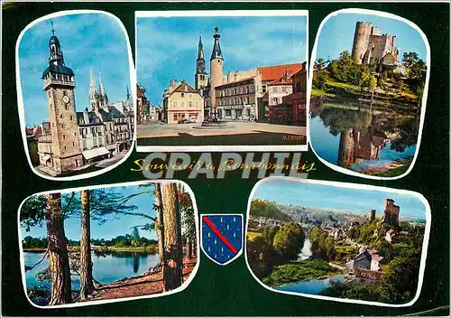 Cartes postales moderne En Bourbonnais Jacquemart de Moulins Clocher et beffroi de St Pourcain