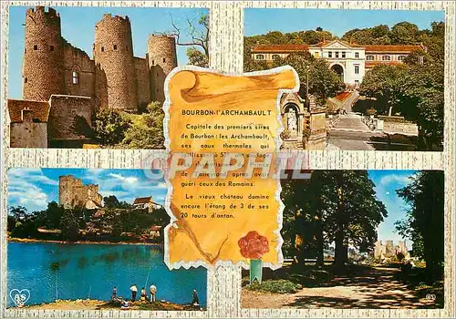 Cartes postales moderne Bourbon l'Archambault Allier