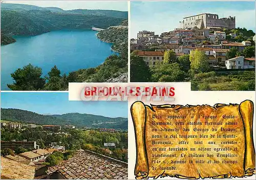 Cartes postales moderne Station Thermale et Climatique Greoux les Bains