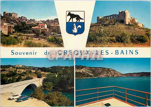Moderne Karte Haute Provence Greoux les Bains Tourisme Climatisme Thermalisme