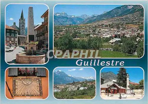 Moderne Karte Les Hautes Alpes Guillestre Centre touristique