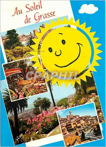 Cartes postales moderne Grasse Alpes Maritimes Vue generale Place aux Aires