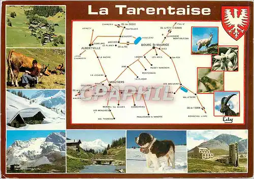 Cartes postales moderne La Tarentaise Dans le Beaufortain le Village de Boudin