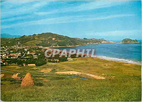 Cartes postales moderne Zarauz Vue partielle