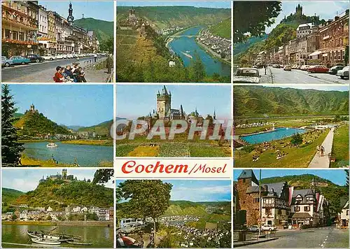 Cartes postales moderne Gruss aus der Weinstadt Cochem an der Mosel