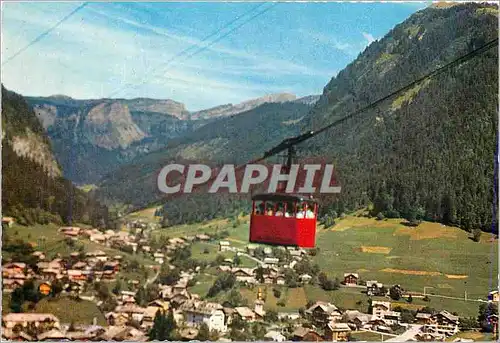 Cartes postales moderne Morzine Haute Savoie Telepherique du Pleney