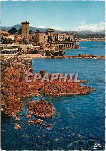 Cartes postales moderne La Cote d'Azur La Napoule AM Le Chateau qui a conserve tours carrees de l'ancien Chateau Fort