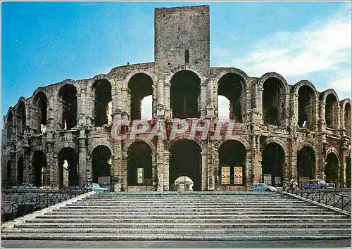 Moderne Karte La Provence Romaine Arles B du Rh Les Arenes