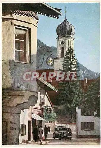 Cartes postales moderne Oberammergau Dorstrasse