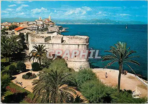 Cartes postales moderne La Cote d'Azur Antibes Les Remparts