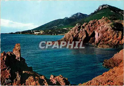 Cartes postales moderne La Route de la Corniche d'Or Les Rochers du trayas le Pic Aurele et le Cap Roux