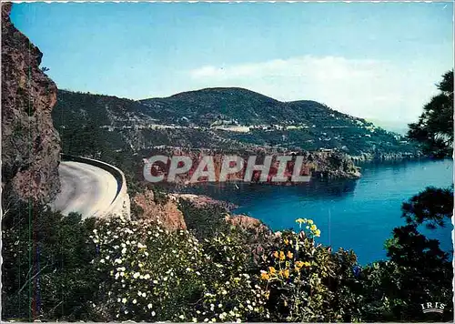 Cartes postales moderne Reflets de la Cote d'Azur La Route de la Corniche d'Or vers la Pointe de la Galere