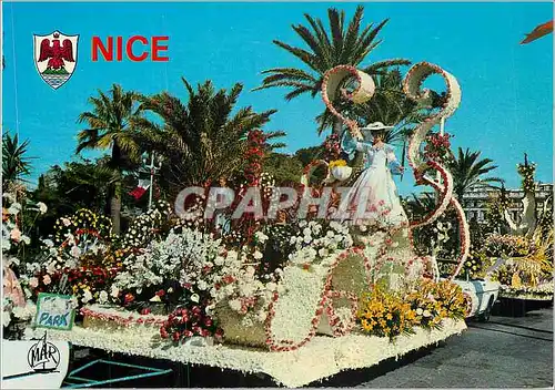 Cartes postales moderne La Cote d'Azur Nice Bataille de Fleurs