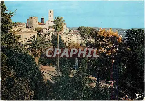 Cartes postales moderne La Cote d'Azur Grasse Les Jardins et la Ville