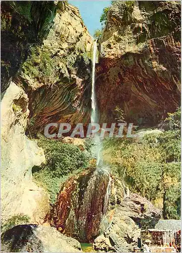 Moderne Karte Gorges du Loup Alpes Maritimes Cascade de Courmes