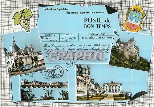 Cartes postales moderne Saumur M et L