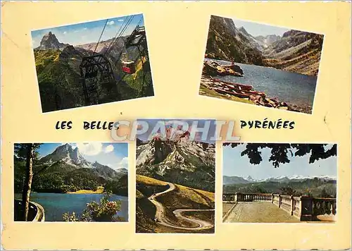 Moderne Karte Les Belles Pyrenees