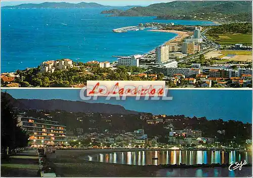 Cartes postales moderne La Cote d'Azur Varoise Le Lavandou Var Vue generale Au loin La Faviere et le Cap Benat