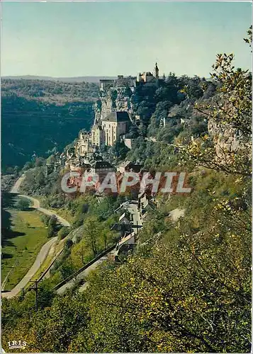 Cartes postales moderne Roc amadour Lot Lieu de Pelerinage celebre des le Moyen Age Vue generale