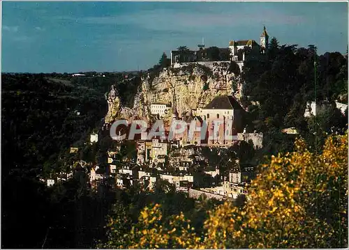 Cartes postales moderne Rocamadour Lot Ancienne ville forte celebre depuis le Moyen Age Vue generale