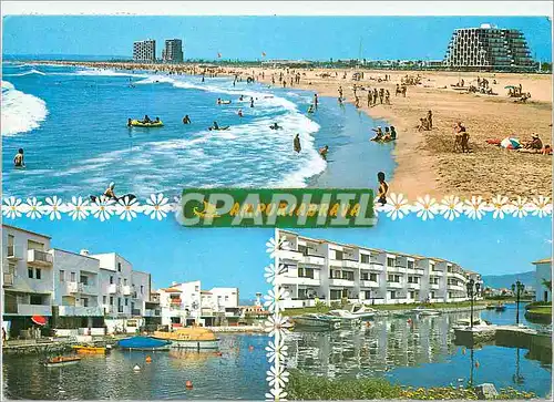 Cartes postales moderne Ampuriabrava Costa Brava Plage et zones residentielles