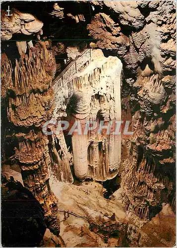 Moderne Karte Languedoc La Grotte des Demoiselles a St Bauzille de Putois Salle de la Cathedrale