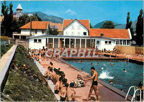 Moderne Karte La Drome Route des Alpes Cote d'Azur Lus la Croix Haute La piscine climatisee