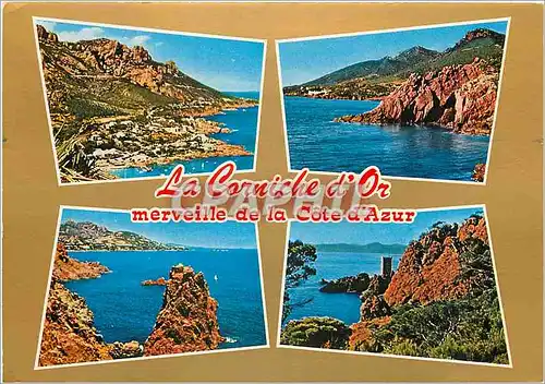 Cartes postales moderne La Corniche d'Or Antheor Le Trayas Le Dramont et la Pont de la Baumette d'Agay