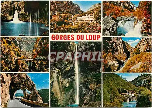 Cartes postales moderne Cote d'Azur French Riviera Les Gorges du Loup Cirquit pittoresque de l'arriere pays