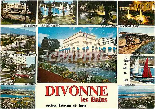 Cartes postales moderne Divonne les Bains entre Leman et Jura
