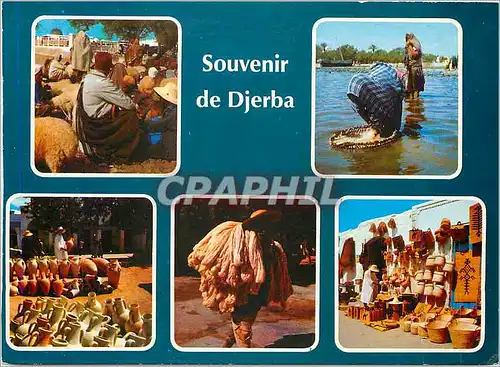 Cartes postales moderne Souvenir de Djerba