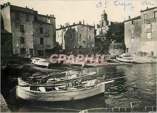 Moderne Karte St Tropez Var Vieux Port des Pecheurs Bateaux