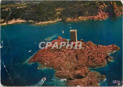 Cartes postales moderne Reflets de la Cote d'Azur La Corniche d'Or Au Dramont Var L'ile d'or