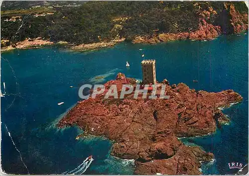 Moderne Karte Reflets de la Cote d'Azur La Corniche d'Or Au Dramont Var L'ile d'or