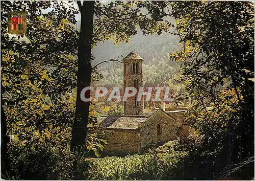 Cartes postales moderne Valls d'Andorra Santa Colomba Eglise Romanne