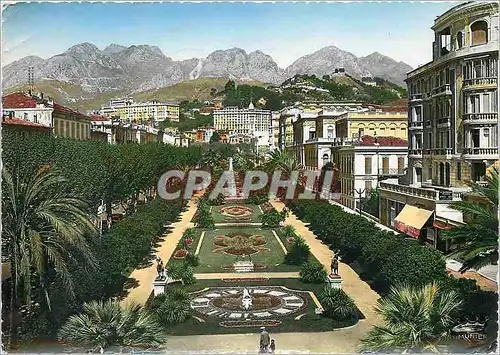 Cartes postales moderne Menton Le Jardin Public