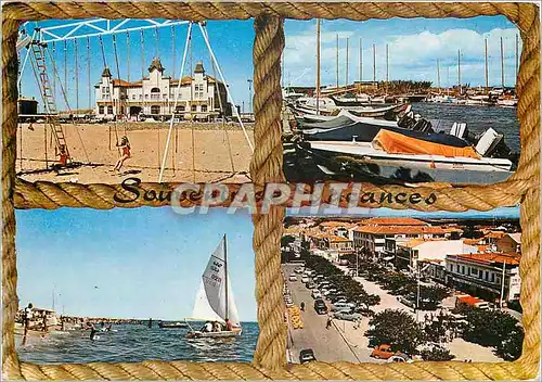 Cartes postales moderne Valras Plage Herault La Plage Vue generale Le port