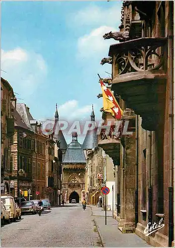 Cartes postales moderne Nancy Meurthe et Moselle La Grand Rue au premier plan a droite