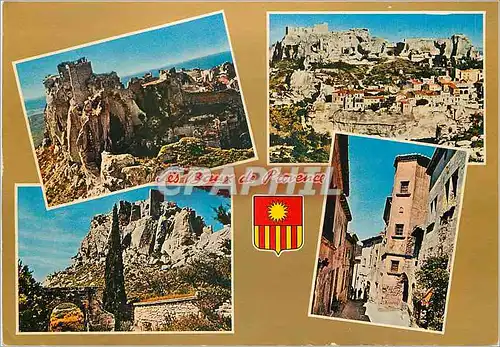 Cartes postales moderne Les Baux de Provence B du R Ruines du Chateau Seigneurial Vue panoramique