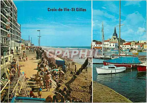 Moderne Karte La Vendee Touristique St Gilles Croix de Vie