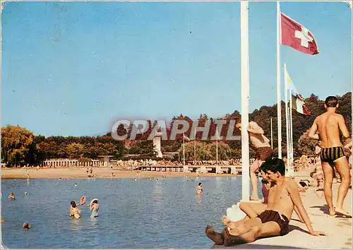Cartes postales moderne Aix les Bains Savoie La plage