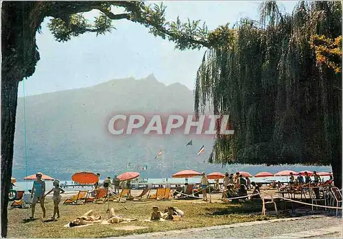 Cartes postales moderne Aix les Bains Savoie La Plage et le Dent du Chat