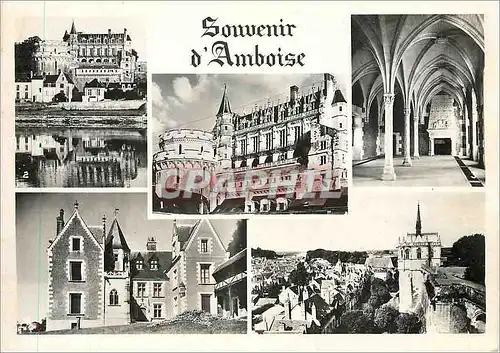 Cartes postales moderne Amboise Facade du Chateau Le Chateau et la Loire