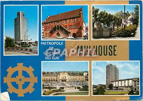 Cartes postales moderne Metropole de l'Alsace de Sud Mulhouse