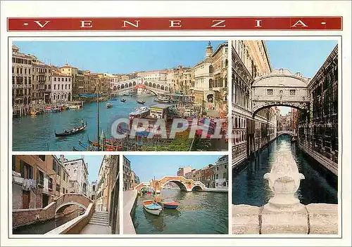 Moderne Karte Venezia Ponts de Venise